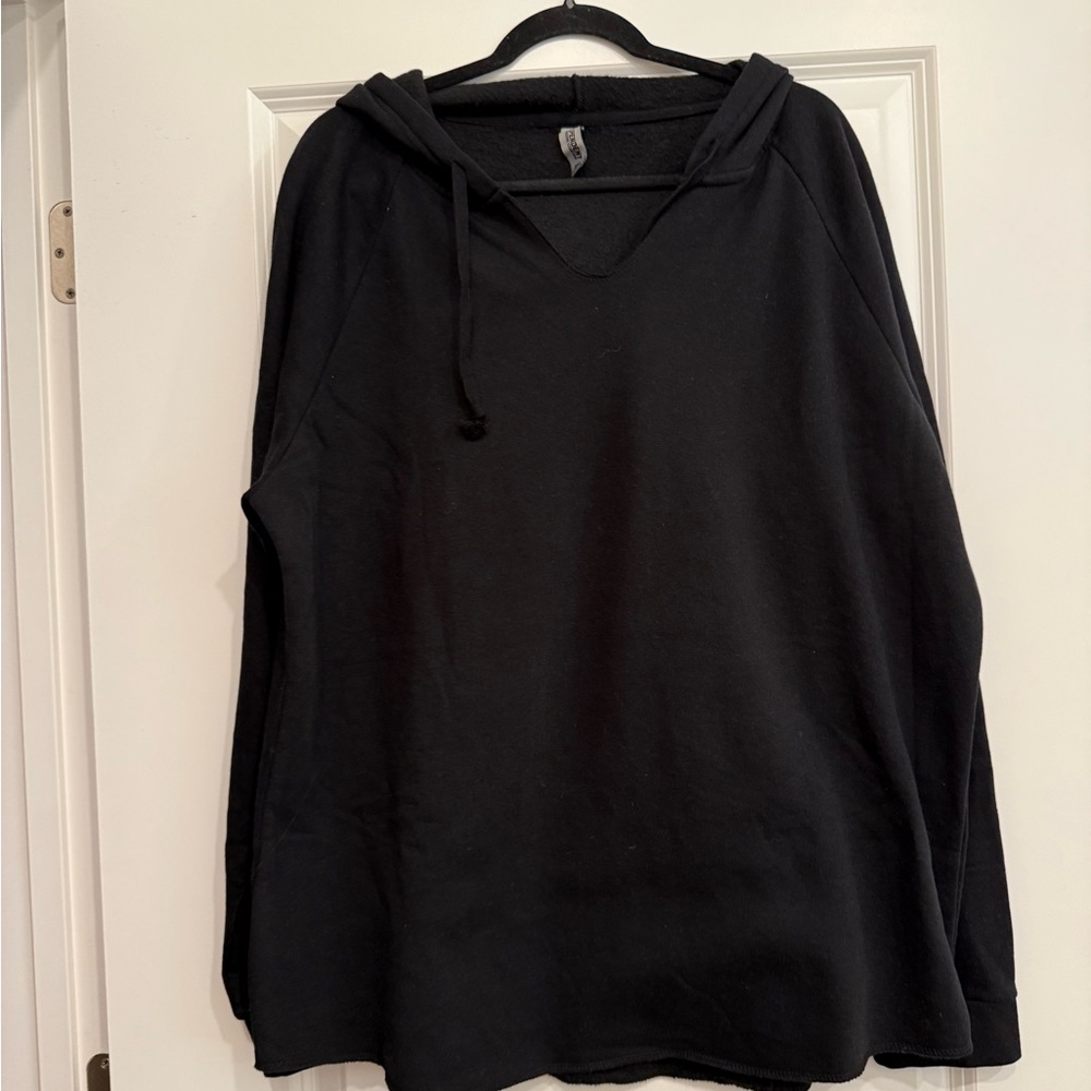 Black Hooded Sweatshirt